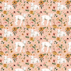 Little Floral Lambs in Petal