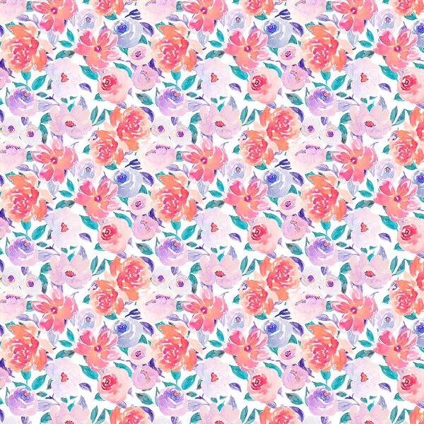 Tiny Summer Fling Floral in Romance