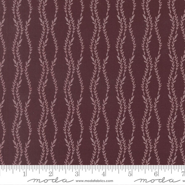 Vine Stripe in Merlot