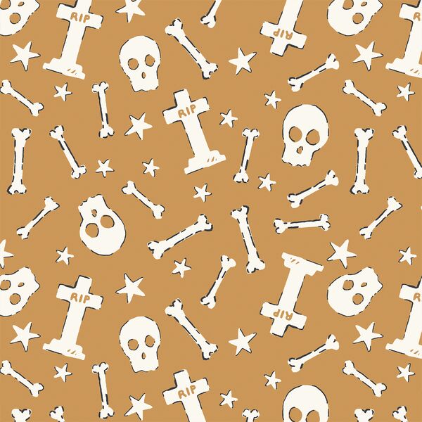 Spooky Bones in Honey Yellow