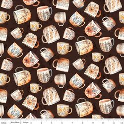 Coffee Mugs in Brown