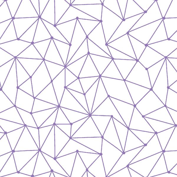 Astral Nights in Amethyst on White