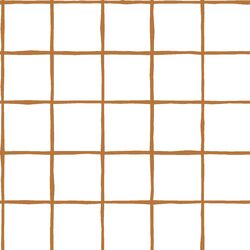 Windowpane in Ginger on White