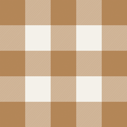 Thick Plaid in Caramel