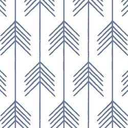 Vanes in Azurite on White