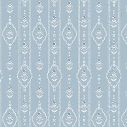 Village Stitching Stripe in Reverie Blue