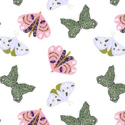 Butterflies in White
