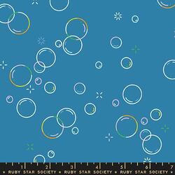 Bubbly in Parachute Blue