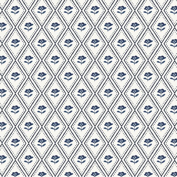 Meadow Diamonds in Navy