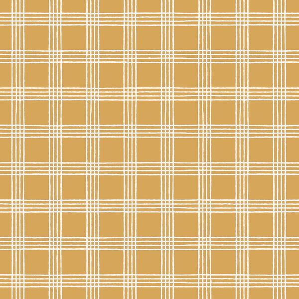 Plaid in Straw Yellow