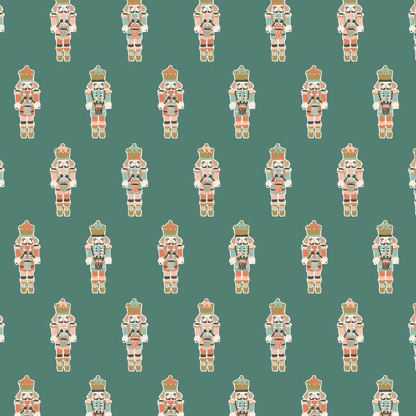 Toy Drummer in Frosty Green