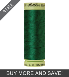 Kelley (9240-0224) - Silk Finish Cotton 60wt - 220 Yards (3 Pack)
