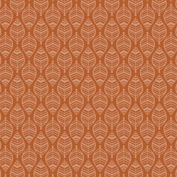 Stenciled Leaf in Acorn