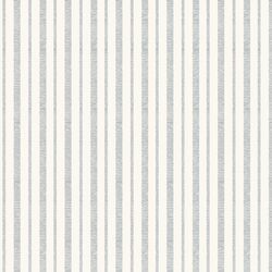 Stacked Stripe in Cottage Blue on Ivory