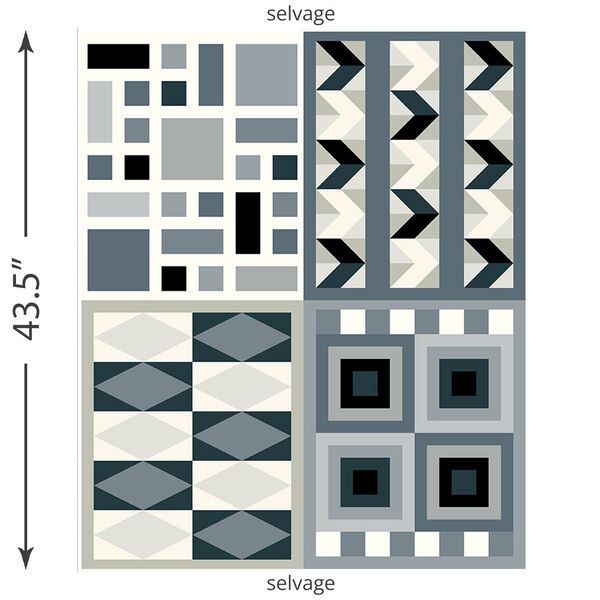 Practice Quilting Panel in Stonework