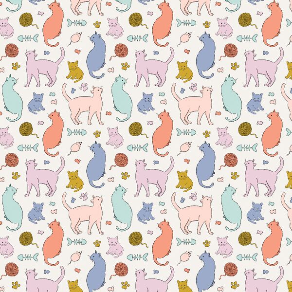 Little Cat Sketches in Sherbet