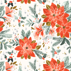 Poinsettia Splendor in Cream