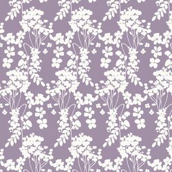 Forget Me Not Silhouette in Dusky Violet