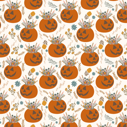 Small Halloween Planters in Ghost