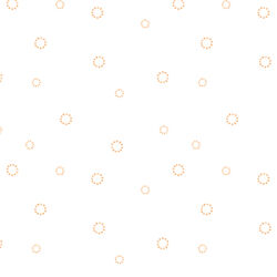 Dotted Circles in Orange