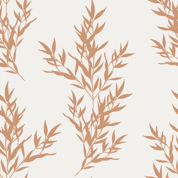 Branches in Tawny on Off White