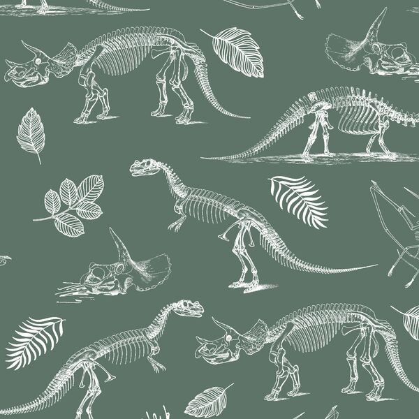 Fossils in Cactus Green