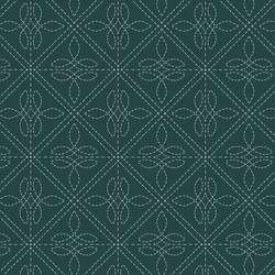 Boot Stitches in Teal