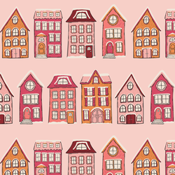 Winter Village in Petal Pink