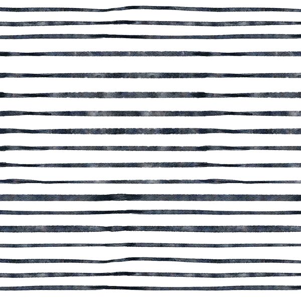 Painted Stripe in Navy