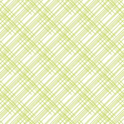 Thatched in Lime on White