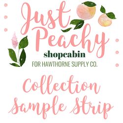 Just Peachy Sample Strip