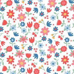 Summer Floral in White