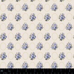 Cameo Biscuit in Blue Floral