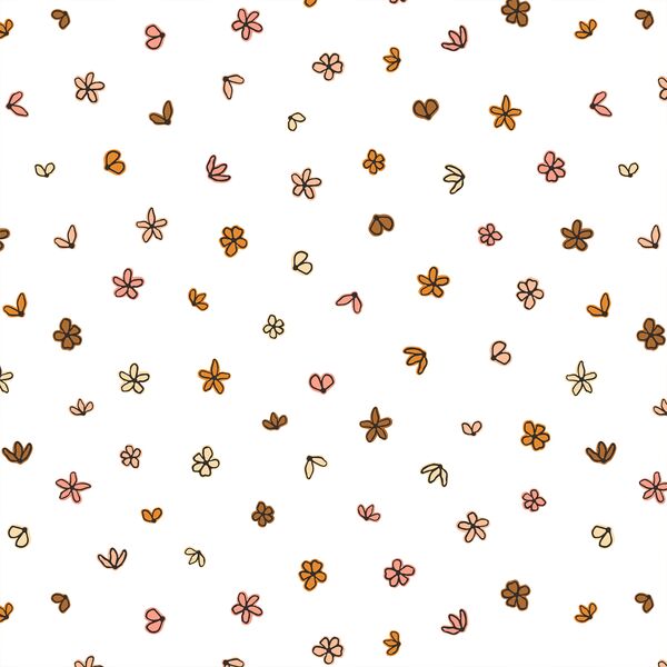 Scattered Blooms in Evening Ramble