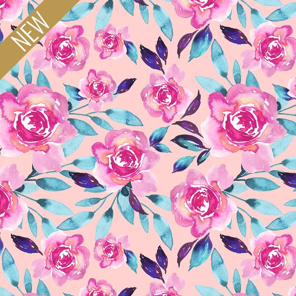 Alice Floral in Rose Pink
