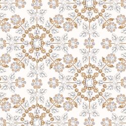 Jeweled Snowflakes in Alabaster