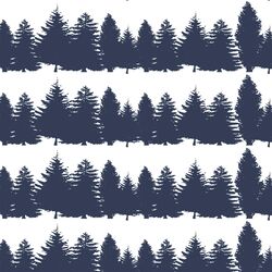 Tree Line in Navy