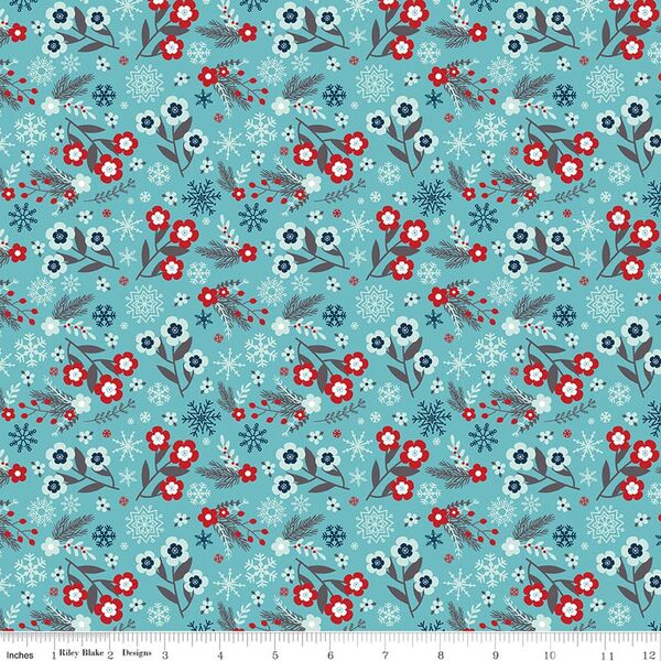 Flowers in Blue
