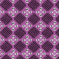 Checker Bone in Purple
