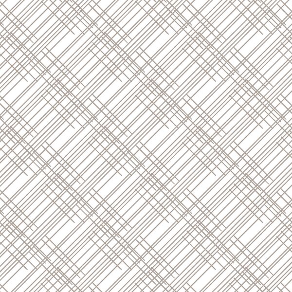 Thatched in Taupe on White
