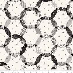 Ink and Ivory Cheater Print in Ivory