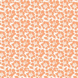 Roundabout Floral in Carrot