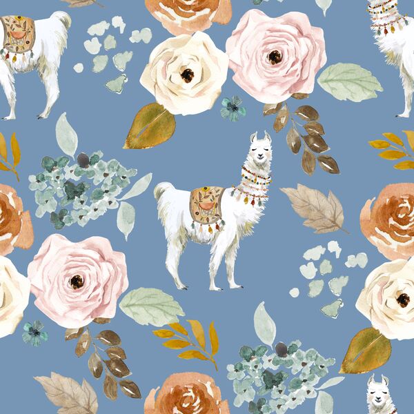 Big Garden Llama in Balsam Blue