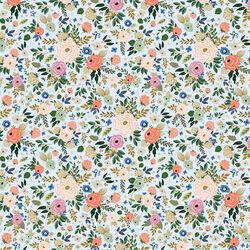Small Deco Floral in Cloudy Blue