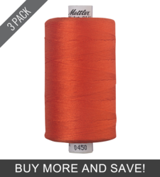 Paprika (9141-0450) - Silk Finish Cotton 40wt - 1094 Yards (3 Pack)