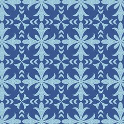 Block Print in Blue Jay
