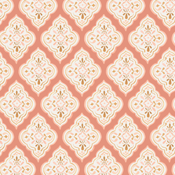 Medallions in Wild Rose