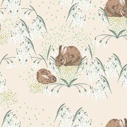 Large Gentle Bunnies in Lace