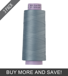 Ash Blue (9150-0042) - Silk Finish Cotton 50wt - 2000 Yards (3 Pack)