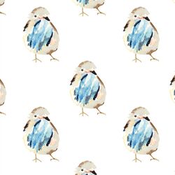 Spring Birdie in White